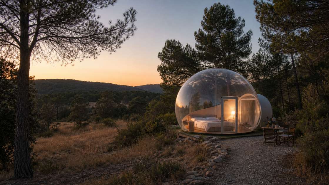Hotel burbuja en Barcelona barato: ¿cuándo merece la pena?